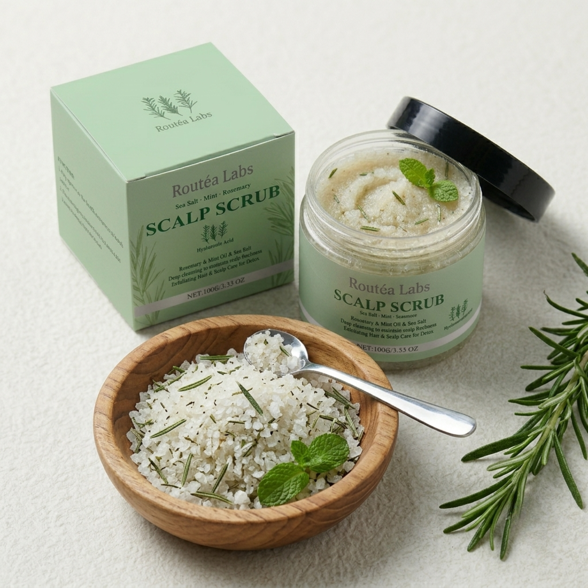 Rosemary Scalp Scrub Soothing Scalp Moisturizing Cool